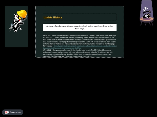updates screenshot