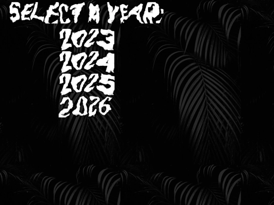 ramblings/selectayear screenshot