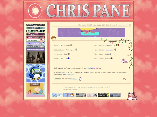 index screenshot