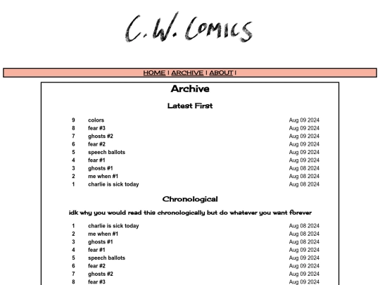 archive screenshot