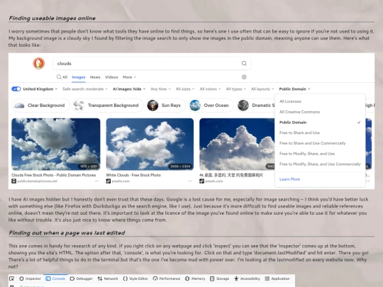 useful-info screenshot