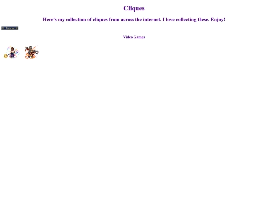 cliques screenshot