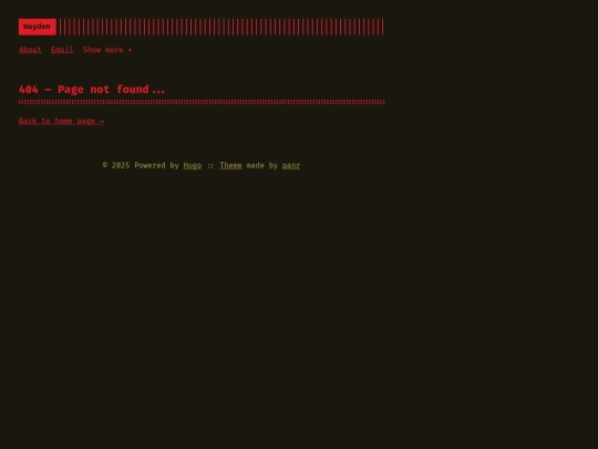404 screenshot