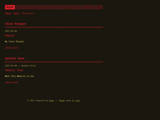 index screenshot