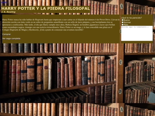 Practicafinal/sagas/harrypotter screenshot