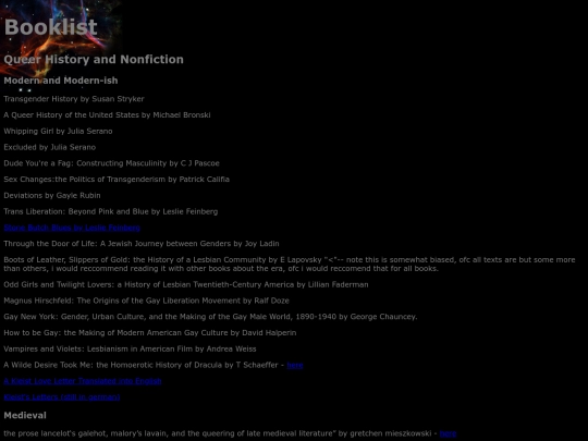 booklist screenshot