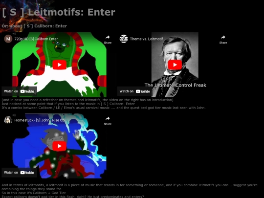 calibornleitmotifsenter screenshot