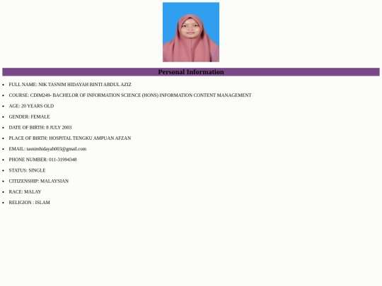 profile screenshot