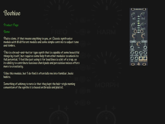 beepboops/modules/beehive screenshot