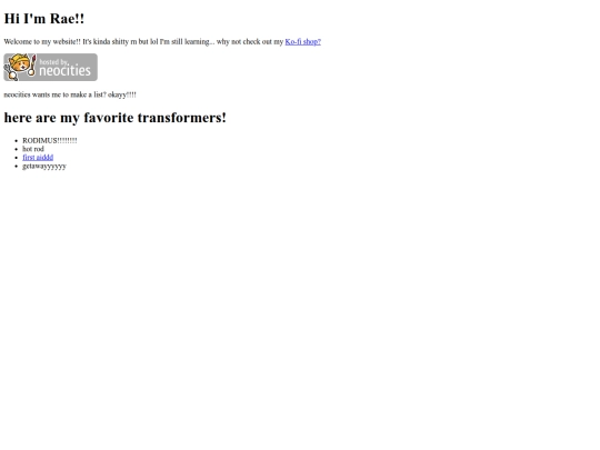 index screenshot