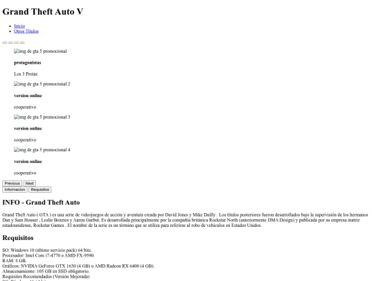 index screenshot
