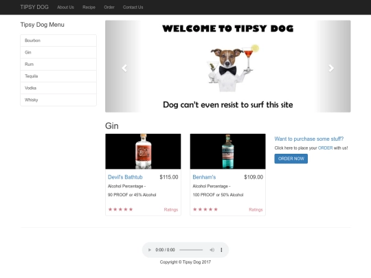 gin screenshot