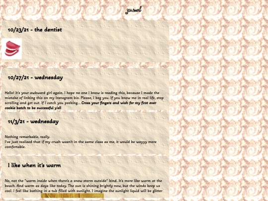 journal screenshot