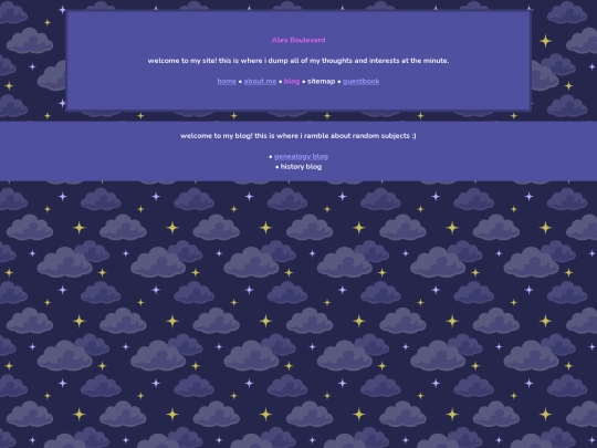 blog screenshot
