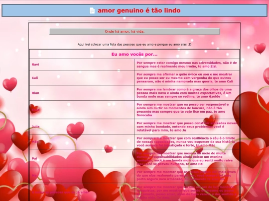 posts/euamovoces screenshot