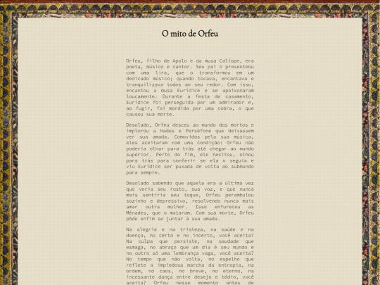 testesonho/orfeu screenshot