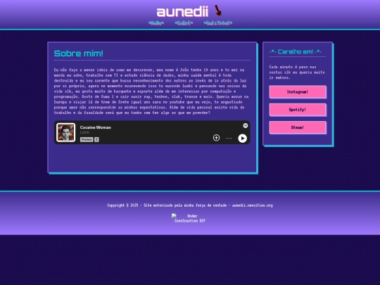 y2k/sobremim screenshot