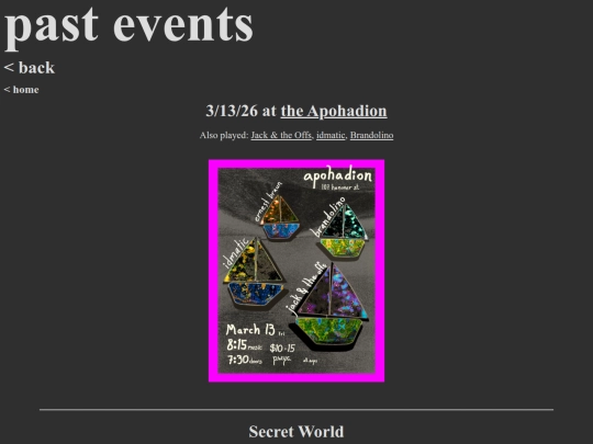 past-events screenshot