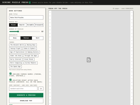 index screenshot