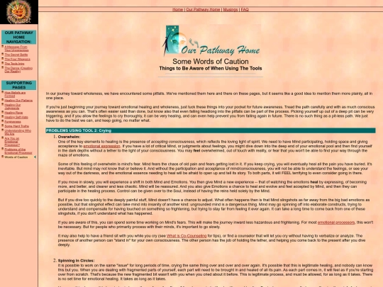 pathway/words_of_caution screenshot