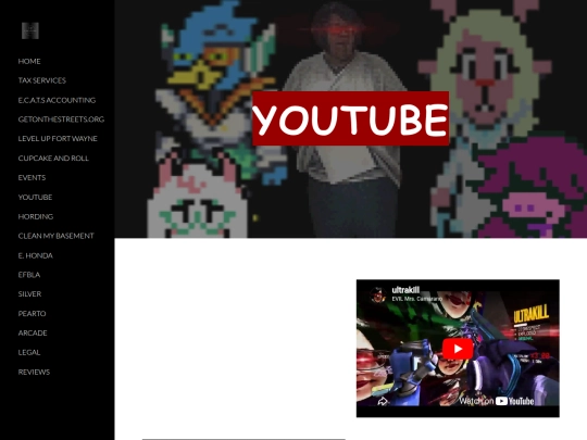 EVILIvetteCamarano.com/DRAFT/YOUTUBE screenshot