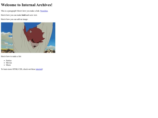 index screenshot