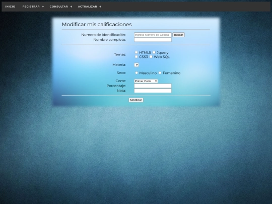 Parcial/mejorado/modificarcalificaciones screenshot