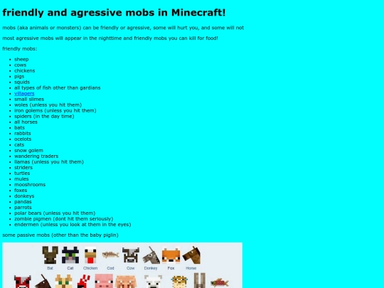 mobs screenshot