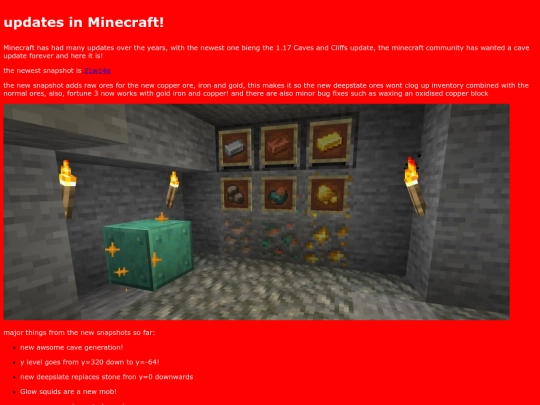 updates screenshot