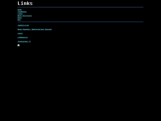 links screenshot