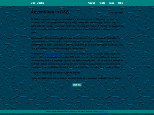 posts/adventures-in-css screenshot