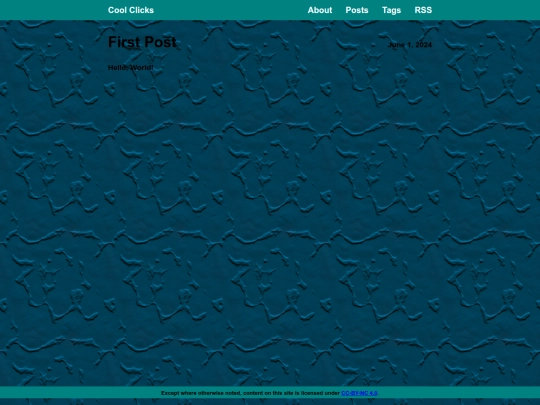 posts/first-post screenshot
