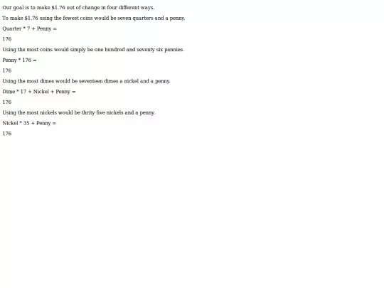 Coins/CountingCoins-Derek screenshot