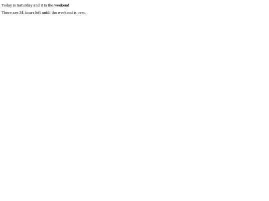 Functions/waitingfortheweekend screenshot