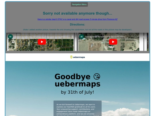 CVdirections screenshot