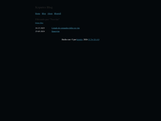 blog/neovim screenshot