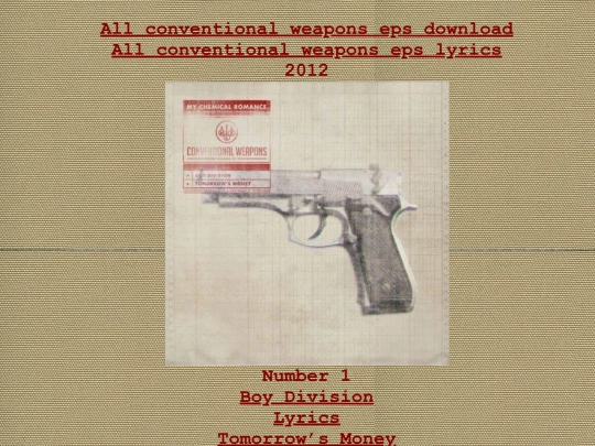Album Files/conventionalWeapons screenshot