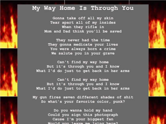 Lyrics/bsidesLyrics screenshot