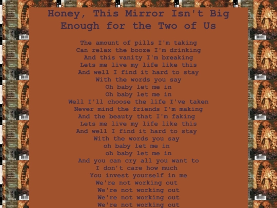 Lyrics/bulletsLyrics screenshot