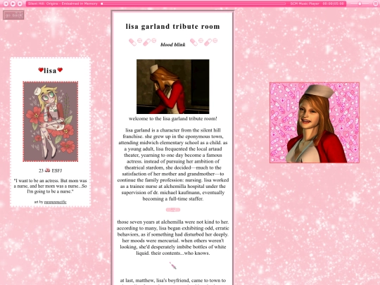 lisagarlandtribute screenshot