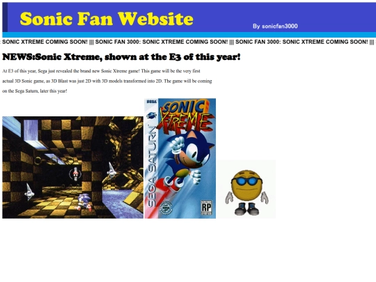 SonicXtreme screenshot