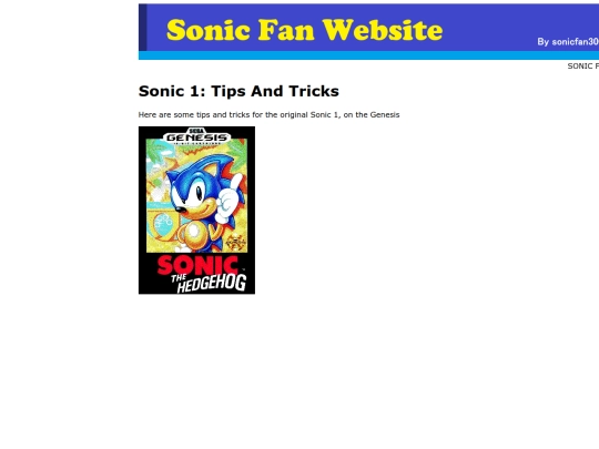 sonic1tipsandtricks screenshot