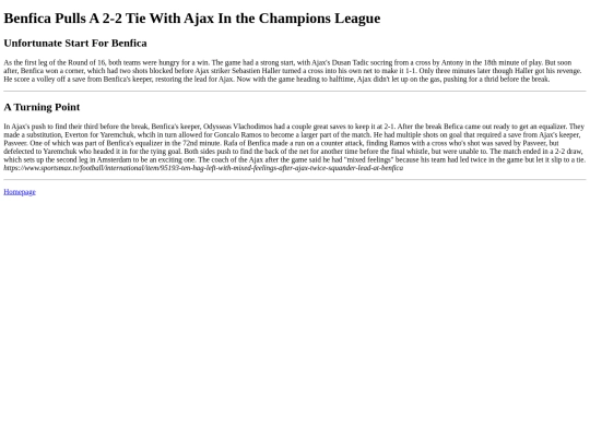 Benfica1stLeg screenshot