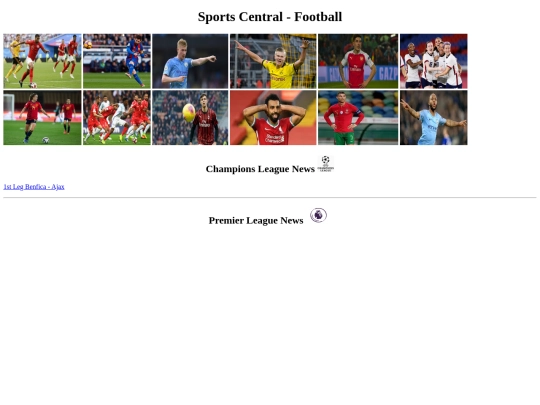 FIrstPageWebsite screenshot