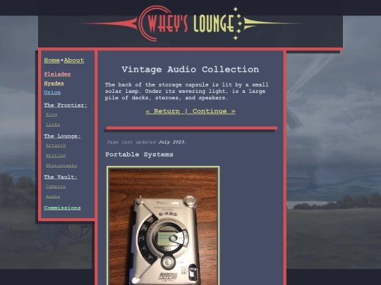 Audio screenshot