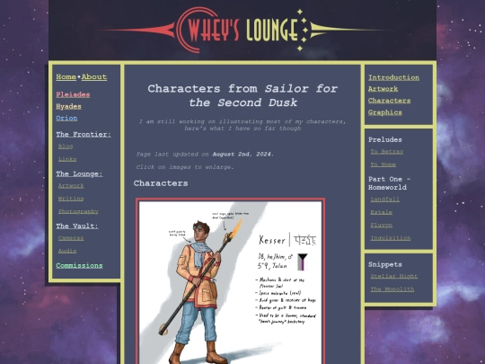 cluster/characters screenshot