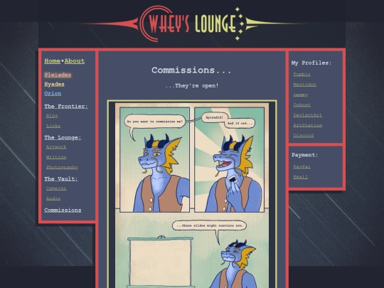 commissions screenshot