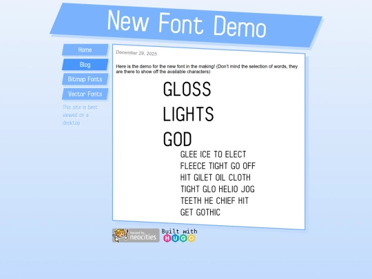 posts/newfontdemo screenshot
