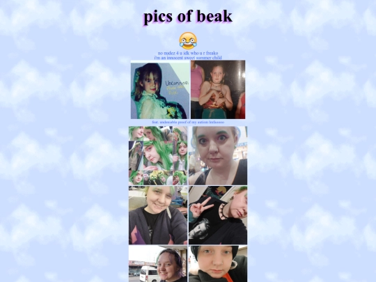 about/beak screenshot