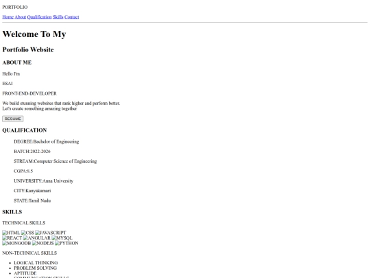 html/portfolio screenshot
